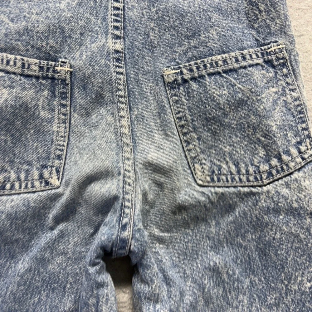 Vintage OshKosh Bgosh Vestbak Acid Wash Denim Overalls Boys 5 Made in USA